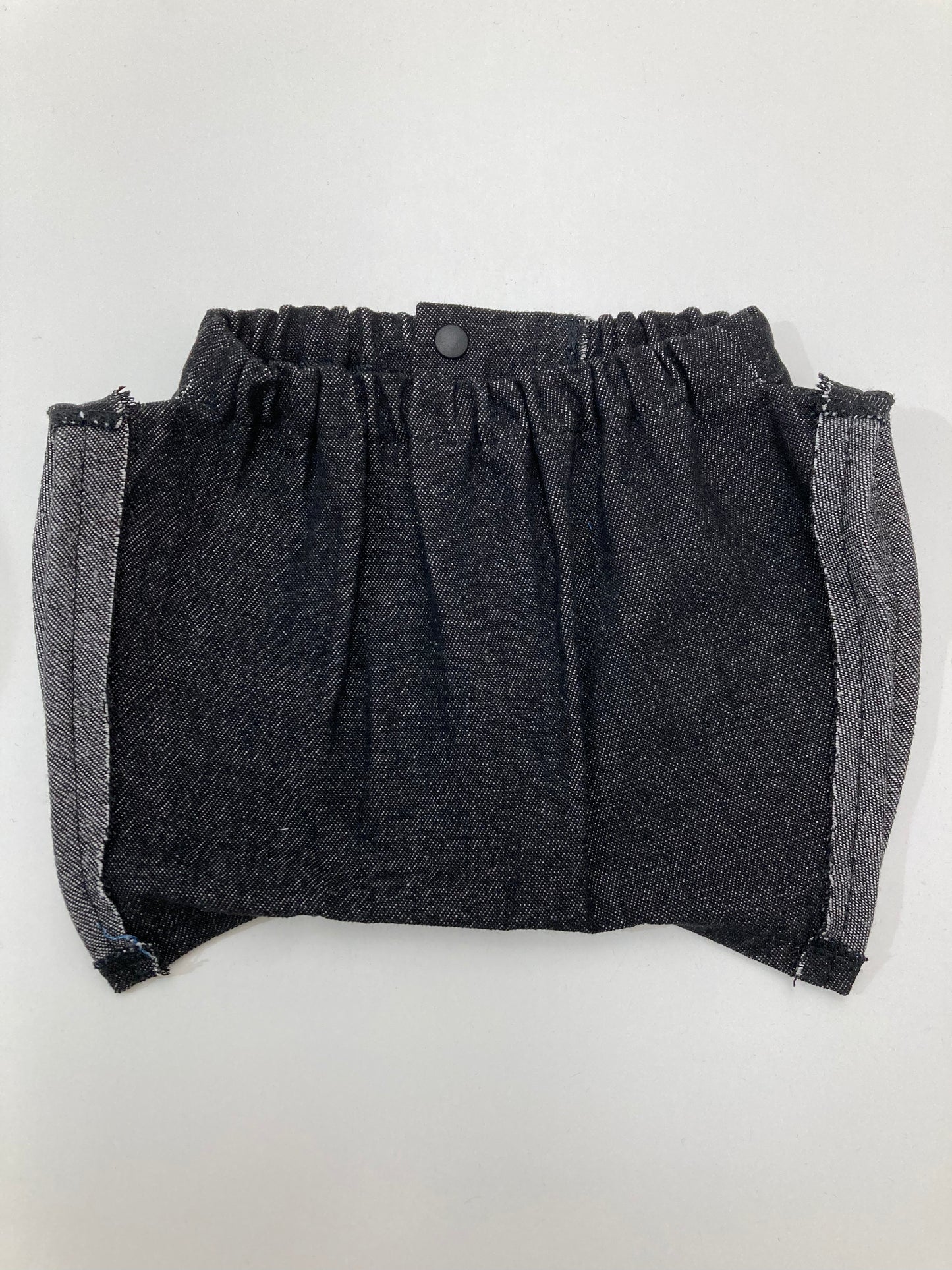8オンスデニムのイケてるシャツ&スリット入り短パン(上下)
