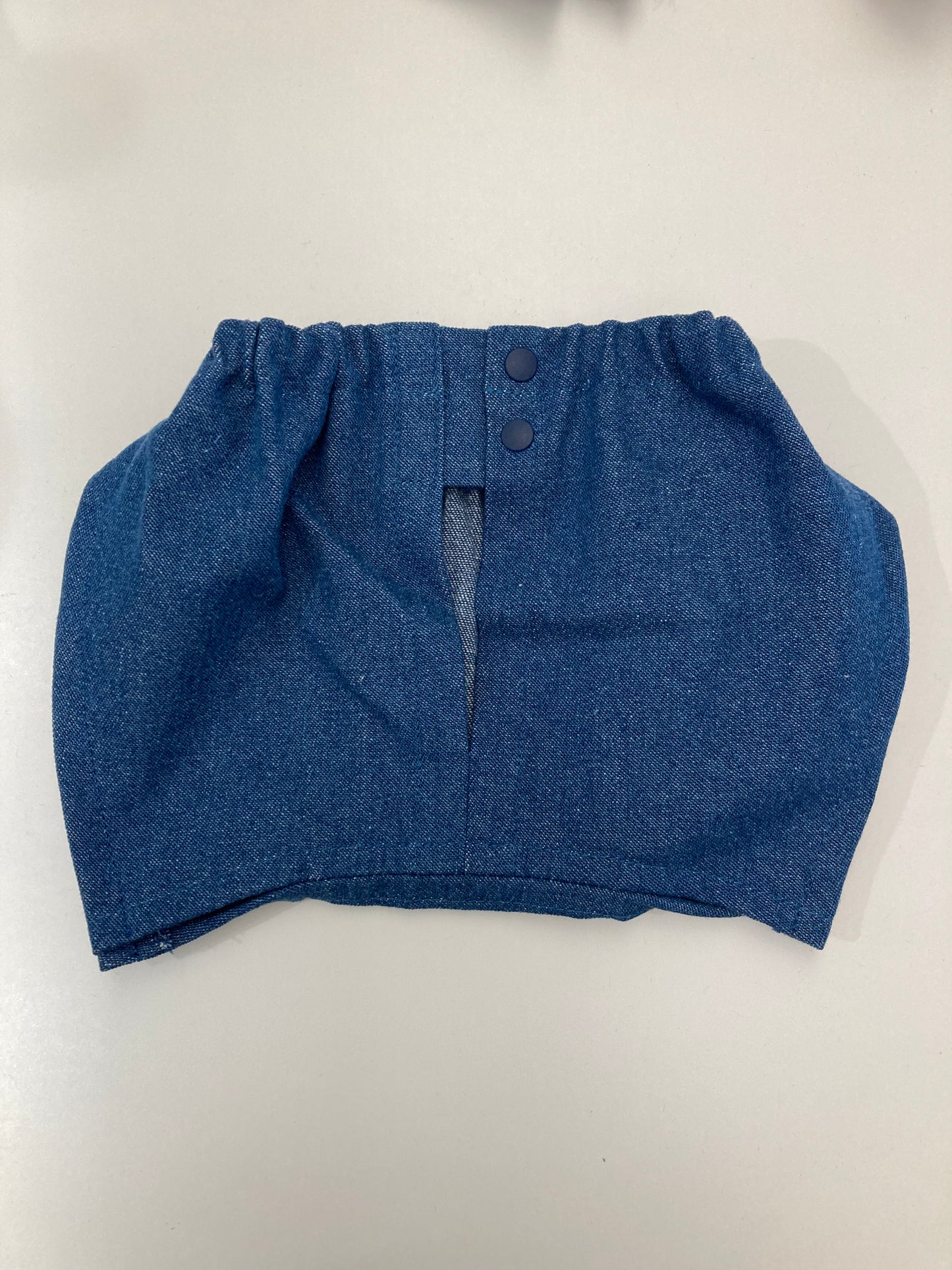 8オンスデニムのイケてるシャツ&スリット入り短パン(上下)