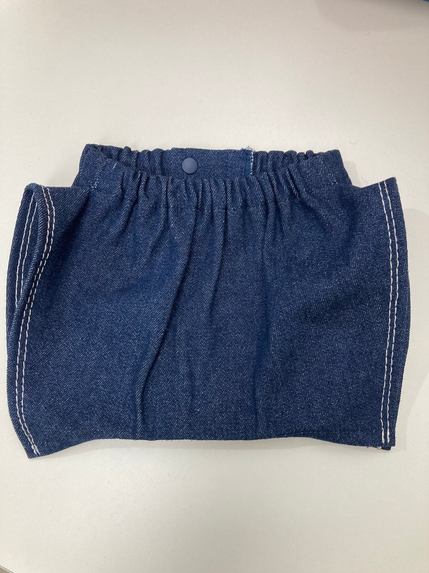 8オンスデニムのイケてるシャツ&スリット入り短パン(上下)