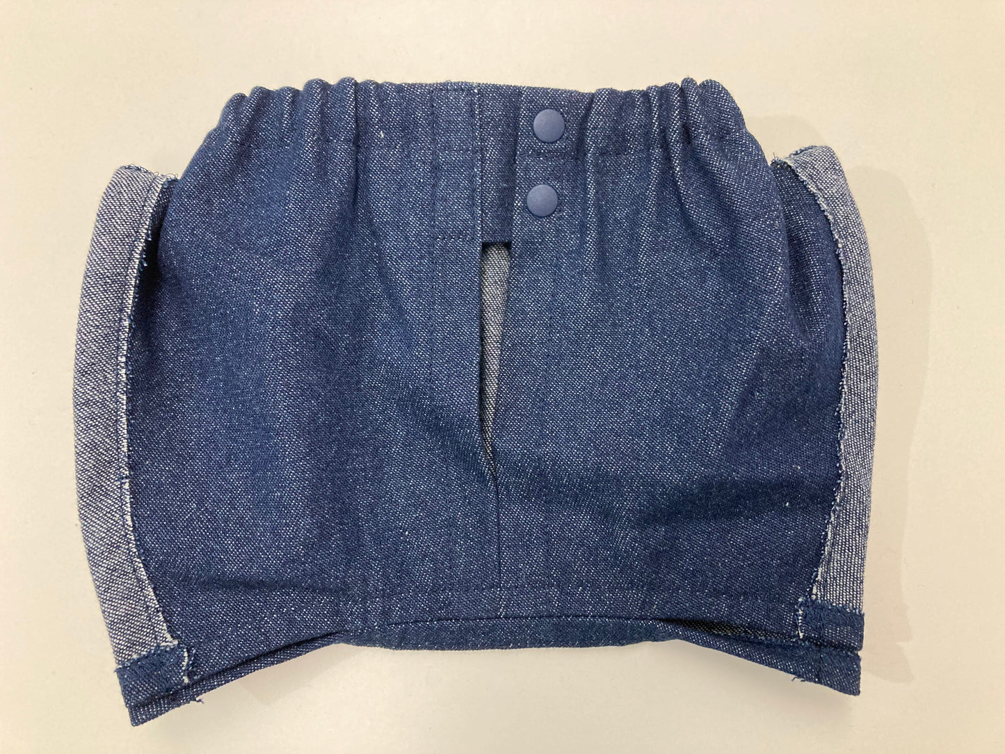 8オンスデニムのイケてるシャツ&スリット入り短パン(上下)